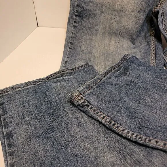 Flypaper Jeans‎ Mens 34x31 Bootcut Mid Rise Embroidered Medium Wash Denim Blue - Picture 12 of 12